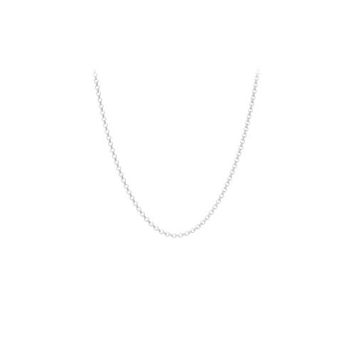 Sterling Silver Chain Cable Elong 42cm