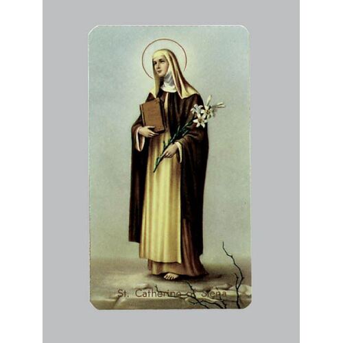 Holy Card  400  - St Catherine of Sienna