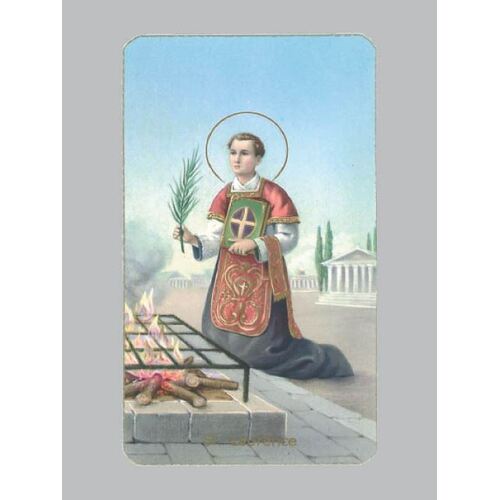 Holy Card  400  - St Lawrence
