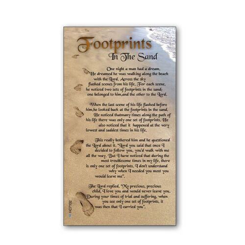 Holy Cards - Footprints