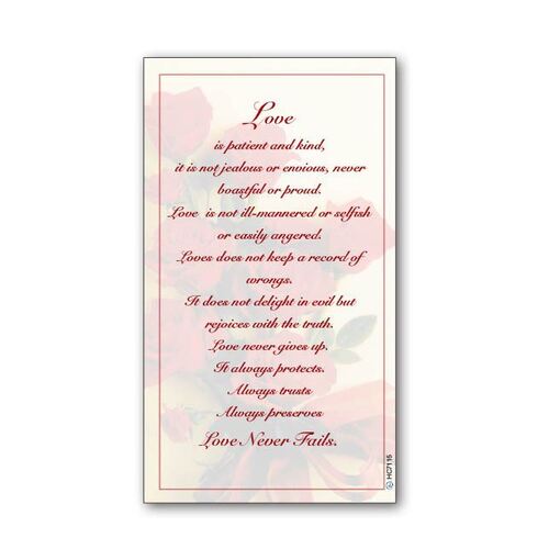 Holy Card- Love
