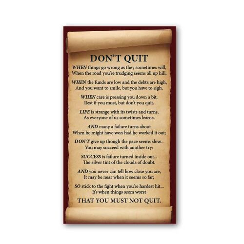 Holy Cards  - Don't Quit