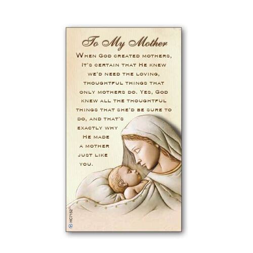Holy Card - To My Mother