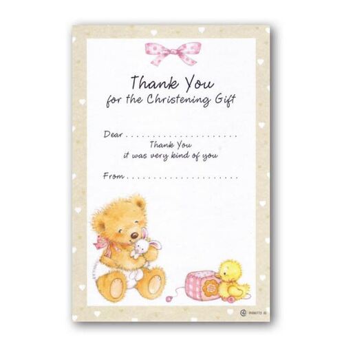 Christening Thank You