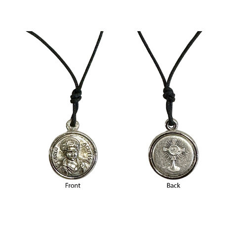 St Carlo Acutis Religious Medal & Cord