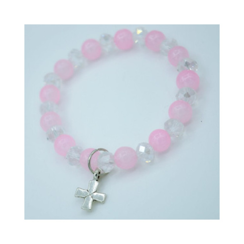 Bracelet - Pink/Clear