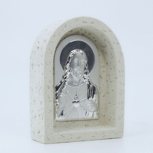 Dome Shaped Cove w/Sared Heart Jesus