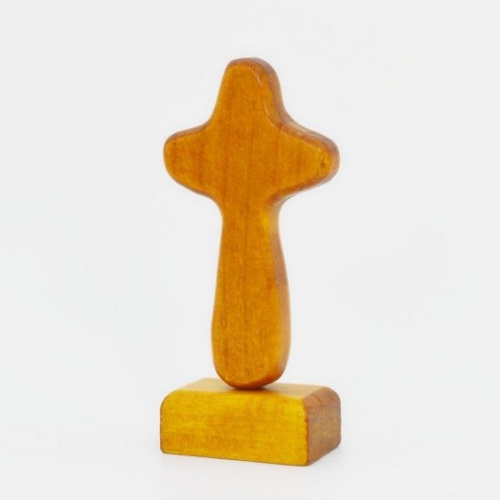 Cross Wooden Standing - Light Wood