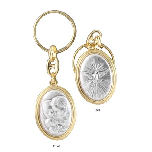 Keyring 2 Sided- Spirit/ Holy Family