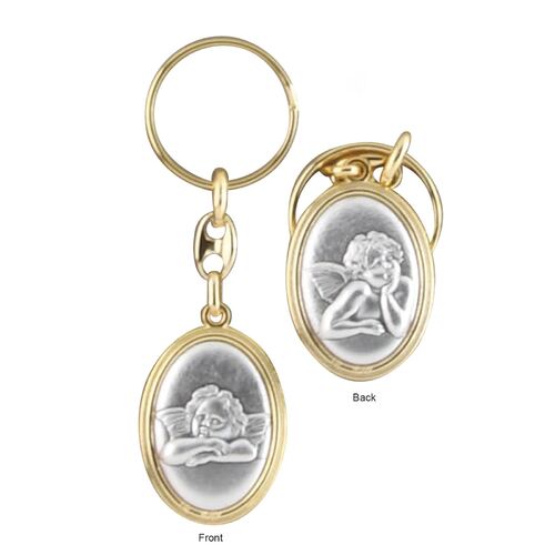 Keyring 2 Sided- Angel/Angel