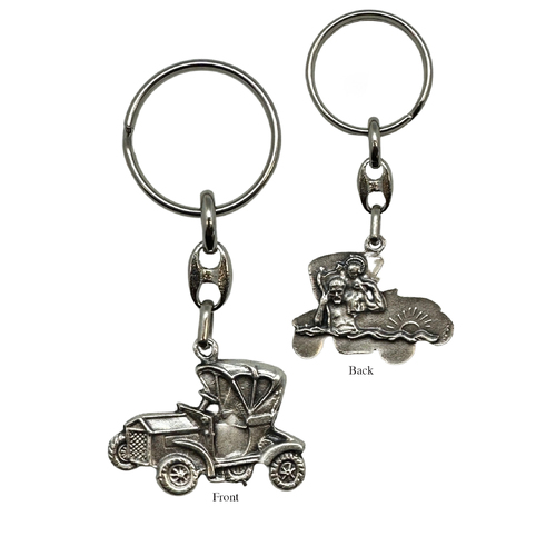 Keyring Medal Car Shaped