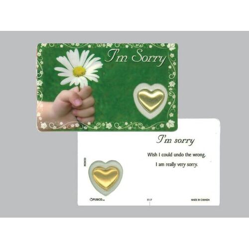 Lam. Cards & Medals - I'm Sorry