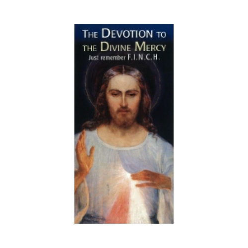 Leaflet Devotion to the Divine Mercy - Just Remember F.I.N.C.H.