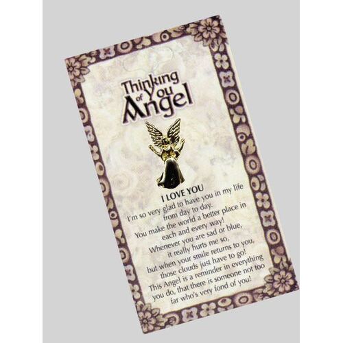 Lapel Angel Thinking of You - I Love You