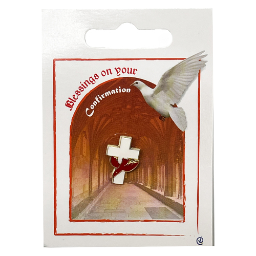 Lapel Pin Confirmation - Cross/Dove
