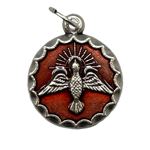 Holy Spirit Medal - Red