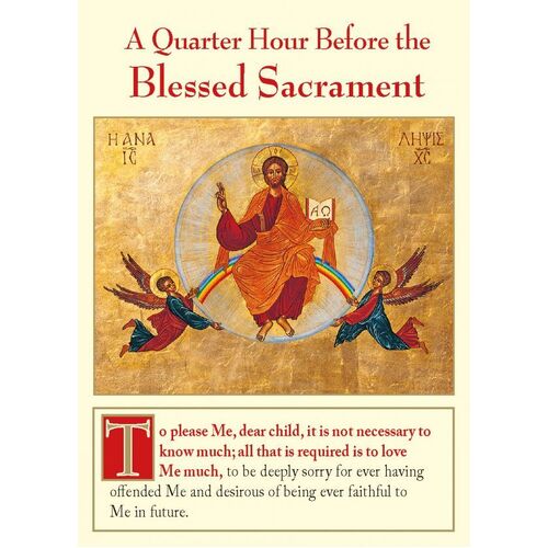 Quarter Hour Before the Blessed Sacrament - Wallet Card