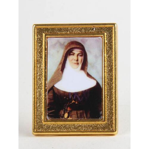 Plaque Standing Gold Metal -  Mary MacKillop