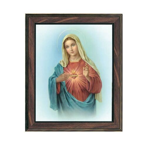 Wood Frame - Sacred Heart Mary