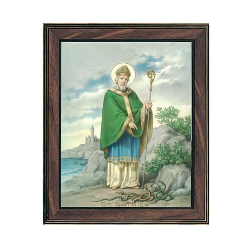 Wood Frame St Patrick