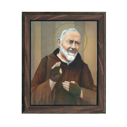 Wood Frame Padre Pio