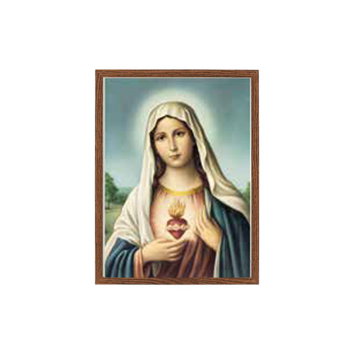 Wood Frame - Sacred Heart of Mary