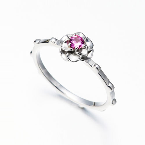 Sterling Silver Rosary Ring - 15mm