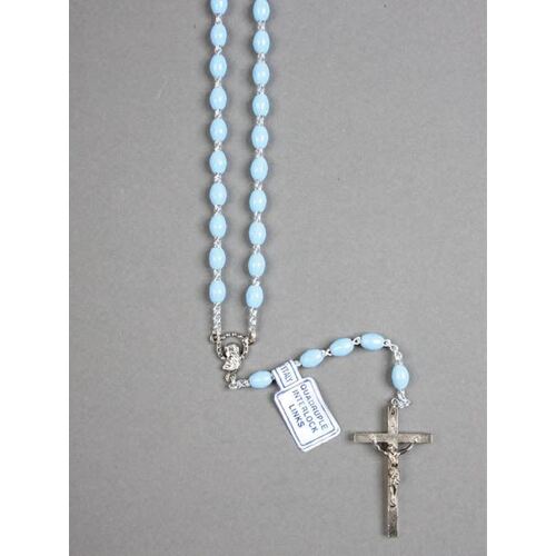 Rosary Plastic Blue - 5mm Beads