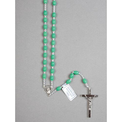Rosary Plastic Green - 5mm Beads