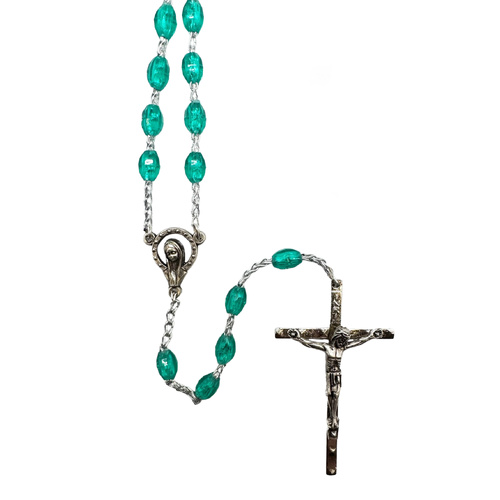 Rosary Plastic Green - 5mm Beads