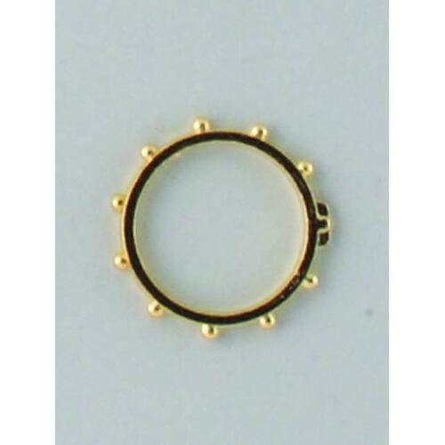 Rosary Ring Gold Medium - 14mm