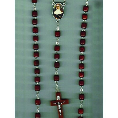 Rosary Wood Cylinder Mary Mackillop