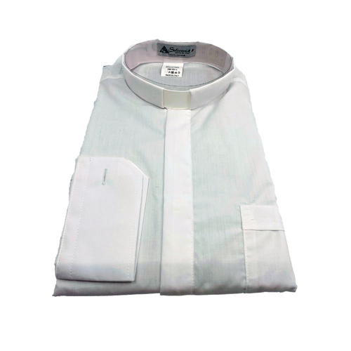 Clerical Shirt White Long Sleeve 44