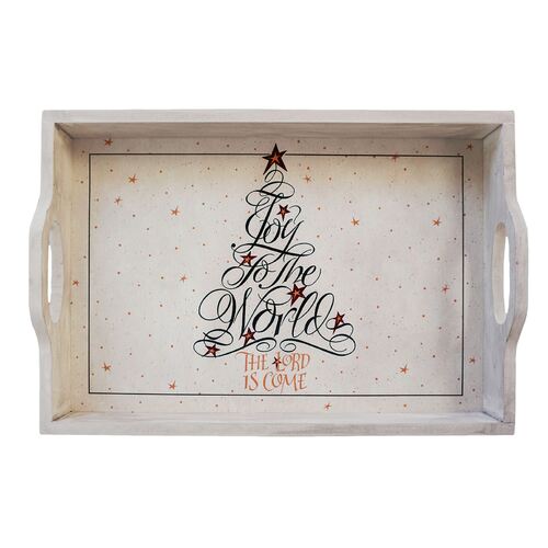 Joy to the World Serving Tray 450 x300mm
