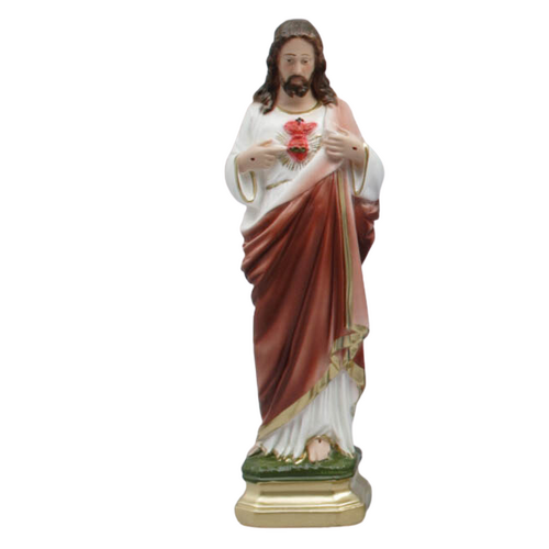 Statue Plaster Sacred Heart Jesus (30cm)