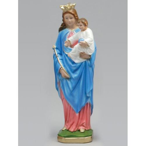 Statue Plaster Our Lady Help Christian (30cm)