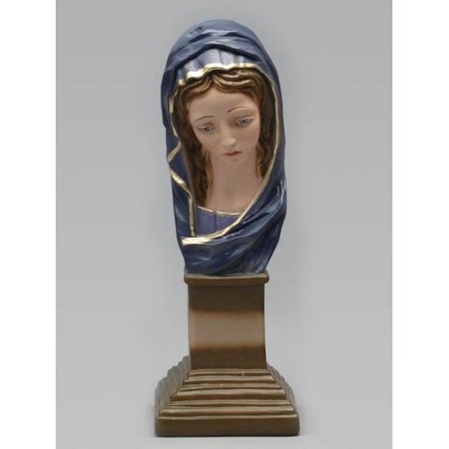 Statue Plaster Our Lady Sorrows Bust (30cm)