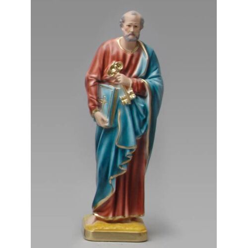 Statue Plaster Saint Peter (30cm)