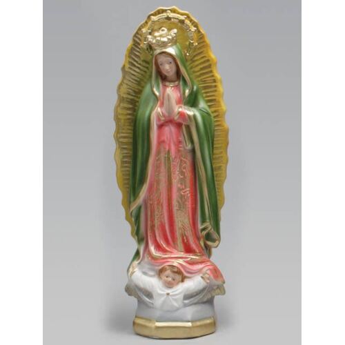 Statue Plaster Our Lady Of Guadalupe (30cm)