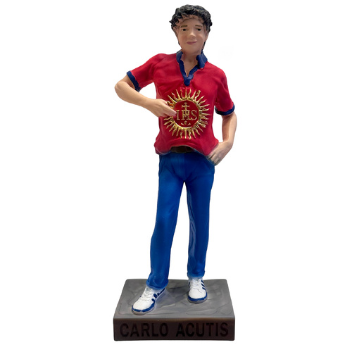 Statue 23cm Resin - St Carlo Acutis