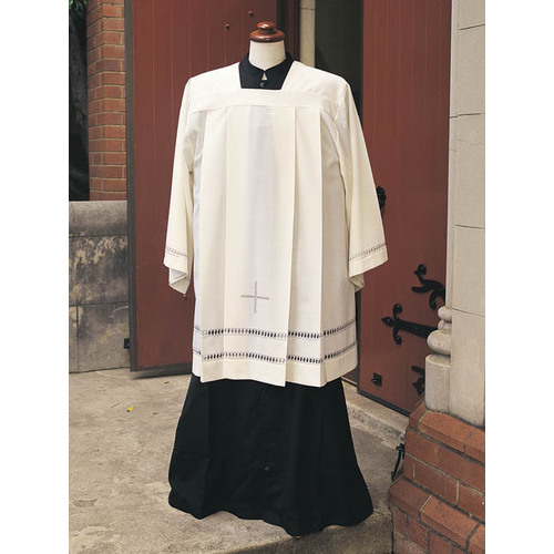 Surplice with Pattern- Cotton