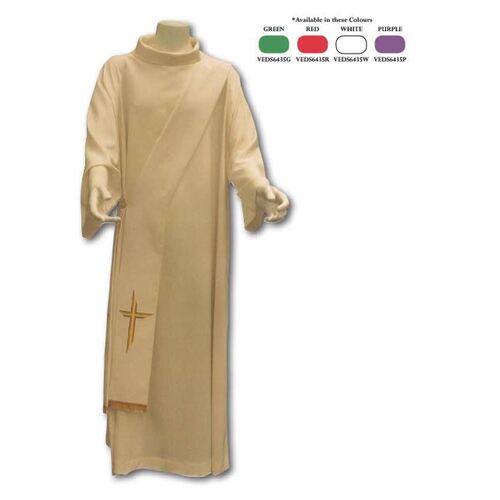 Deacon Stole Purple Cross