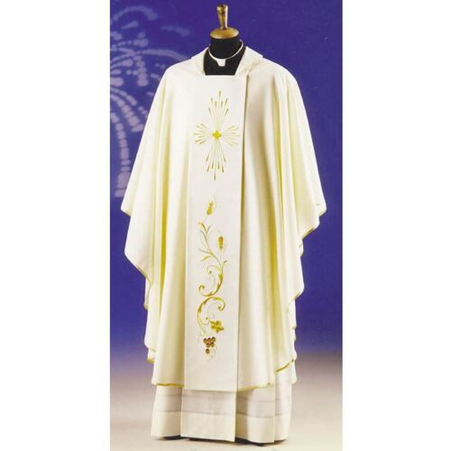Chasuble Wool/ Polyester Cross Design