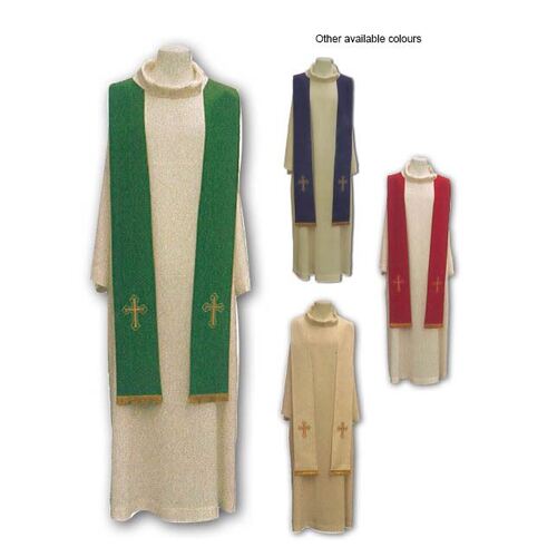 Stole Green with Cross